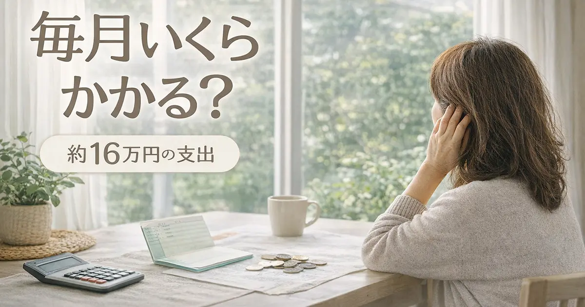 毎月いくらかかる？